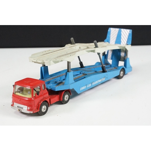 1420 - Boxed Corgi Gift Set No 37 diecast model set (missing trailer, diecast showing play worn but gd over... 