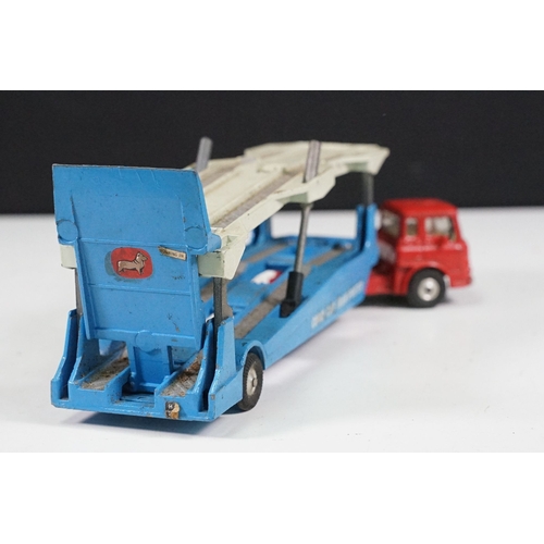 1420 - Boxed Corgi Gift Set No 37 diecast model set (missing trailer, diecast showing play worn but gd over... 