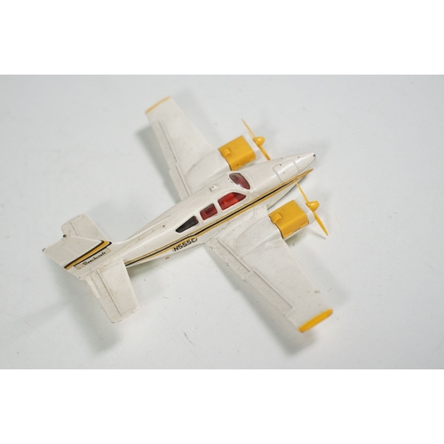 1421 - Seven boxed diecast / plastic / tin plate models to include Britains 9670 Dump Truck, The Morriss Sc... 