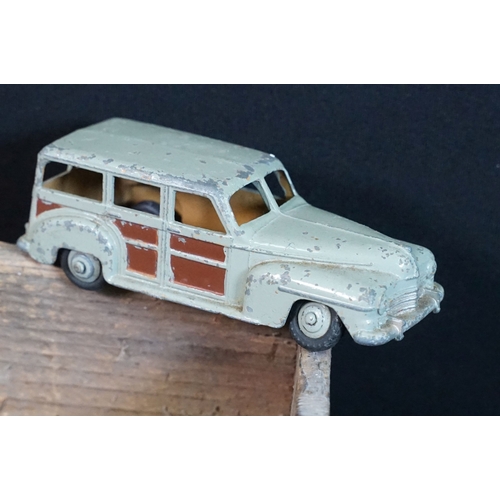 1422 - 40 Mid 20th C play worn diecast models to include Corgi & Dinky featuring Dinky Police Ford Escort, ... 