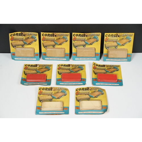 1389 - Nine carded Corgi Cargoes accessories to include 4 x 1488 Lorry Load Cement, 3 x 1486 Lorry Load Bri... 