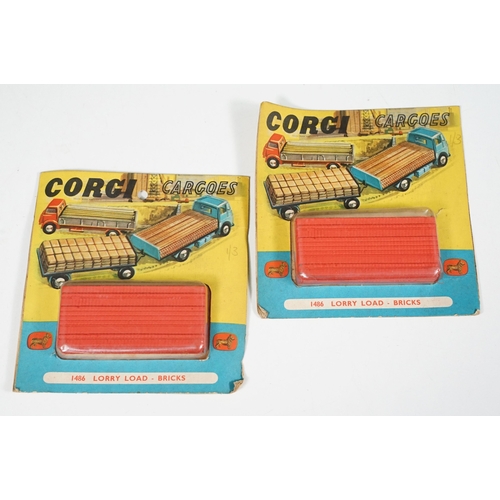 1389 - Nine carded Corgi Cargoes accessories to include 4 x 1488 Lorry Load Cement, 3 x 1486 Lorry Load Bri... 