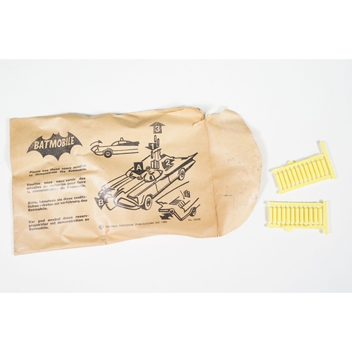 1390 - Six Corgi Batman Batmobile trade / shop retailers demonstration accessory pack sprue of missiles con... 