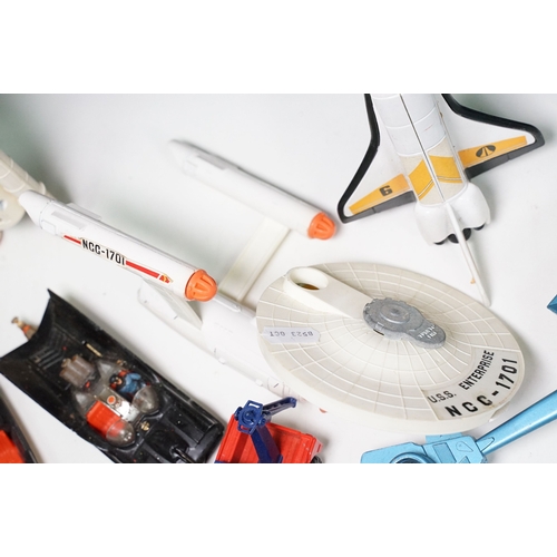 1425 - 20 Mid 20th C playworn diecast models to include mainly TV / Film related examples featuring Corgi a... 