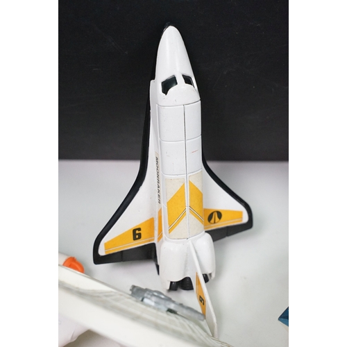 1425 - 20 Mid 20th C playworn diecast models to include mainly TV / Film related examples featuring Corgi a... 