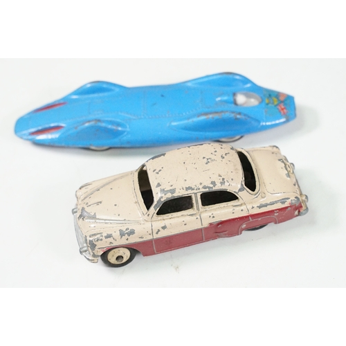 1429 - 15 Mid 20th C play worn diecast models to include Corgi & Dinky featuring Corgi Major Ecurie Ecosse ... 