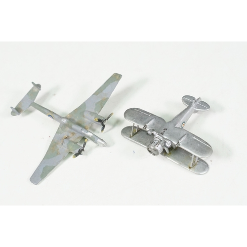 1430 - Two Dinky diecast models and sets to include 63 Mayo Composite Aircraft and 772 British Road Signs, ... 