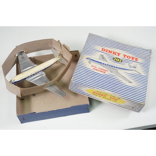 1431 - Nine boxed diecast models to include Dinky 706 Vickers Viscount Air Liner, Dinky 702 DH Comet Airlin... 