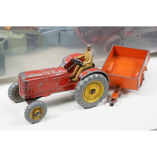 1432 - Around 95 Mid 20th C onwards playworn diecast models to  include Charbens Miniatures, Matchbox Serie... 