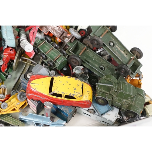 1432 - Around 95 Mid 20th C onwards playworn diecast models to  include Charbens Miniatures, Matchbox Serie... 
