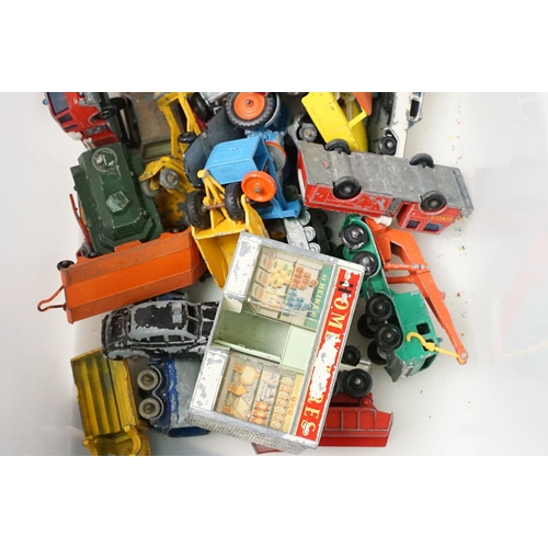 1433 - Collection of play worn mid 20th C mainly Matchbox Lesney diecast models to include Shop Accessory P... 