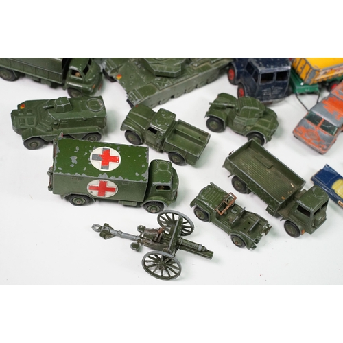 1434 - Around 50 Mid 20th C onwards playworn diecast models to include Dinky, Corgi, Husky and Matchbox exa... 