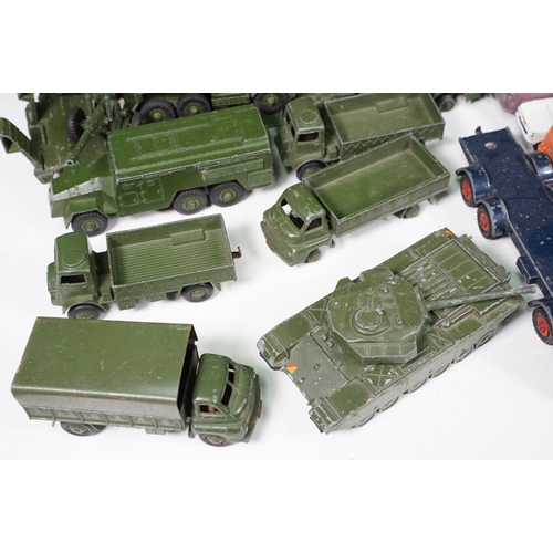 1434 - Around 50 Mid 20th C onwards playworn diecast models to include Dinky, Corgi, Husky and Matchbox exa... 