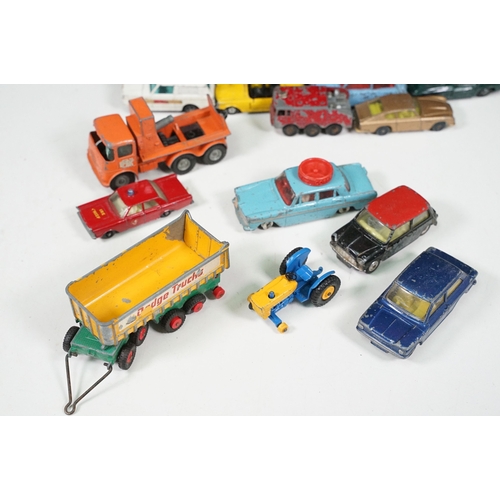 1434 - Around 50 Mid 20th C onwards playworn diecast models to include Dinky, Corgi, Husky and Matchbox exa... 