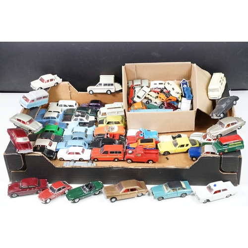 1435 - Around 60 Mid 20th C onwards diecast models to include Corgi, Dinky and Matchbox examples, some sign... 