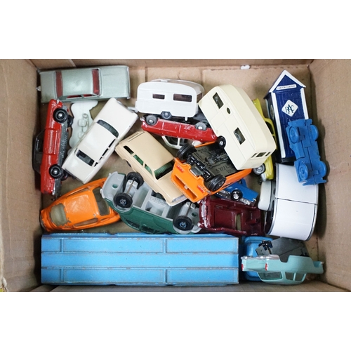 1435 - Around 60 Mid 20th C onwards diecast models to include Corgi, Dinky and Matchbox examples, some sign... 