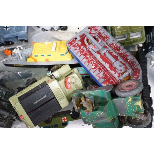 1436 - Collection of playworn diecast models to include Corgi Batman Batmobile, Matchbox Adventure 2000, Di... 