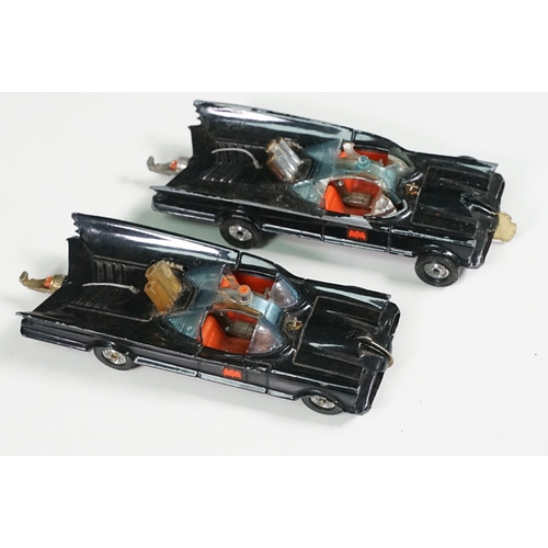 1437 - Over 20 Mid 20th C play worn Sci Fi & TV related diecast models to include Dinky Eagle, Corgi Batmob... 