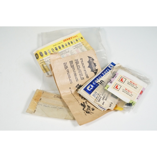 1438 - Large collection of mainly Corgi & Dinky accessories to include 3 x boxed Dinky 13978 One Dozen Tyre... 