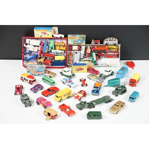 1439 - Collection of diecast models circa mid 20th C to 1980s to include mainly Matchbox examples featuring... 