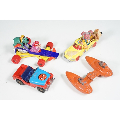 1441 - Around 30 TV & Sci Fi related play worn diecast models to include Dinky Maximum Security Vehicle, Co... 