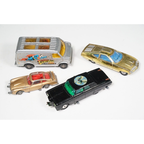 1443 - Over 40 Sci Fi & TV related play worn diecast models to include 4 x Dinky Shado 2, 5 x Corgi Buck Ro... 