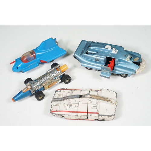1443 - Over 40 Sci Fi & TV related play worn diecast models to include 4 x Dinky Shado 2, 5 x Corgi Buck Ro... 