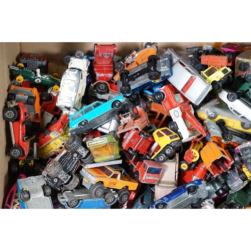 1444 - Large quantity of play worn diecast models from the mid 20th C onwards to include Matchbox featuring... 