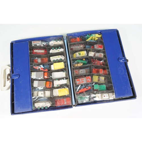 Over 70 play worn Matchbox diecast models contained within 2 x Matchbox ...