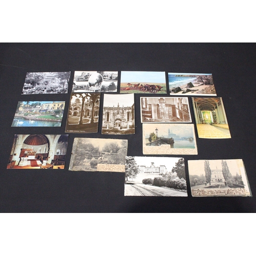 A large collection of early to late 20th century printed and real photo ...