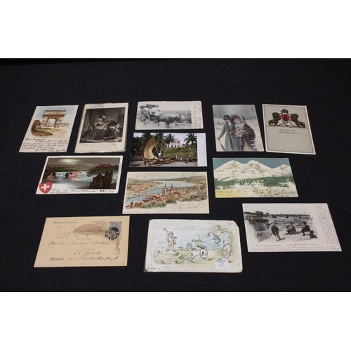 A large collection of early to late 20th century printed and real photo ...