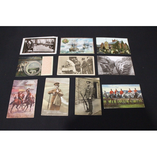 A large collection of early to late 20th century printed and real photo ...