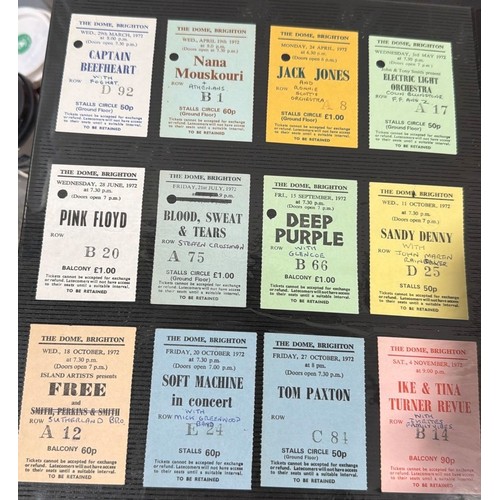 Memorabilia - Collection of ticket stubs to include from 1971 Jethro ...