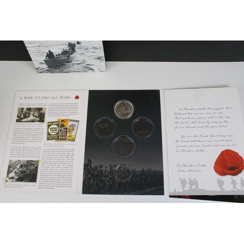 408 - Two Bradford Exchange 'The Coronation of his majesty King Charles III' Ascension Islands 2023 commem... 