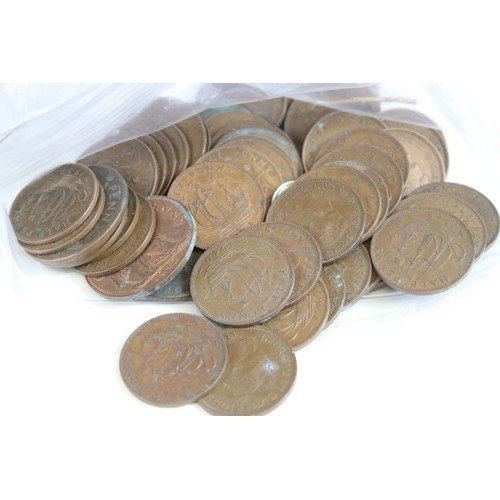 426 - A collection of mainly British pre decimal coins to include Queen Victoria and silver examples toget... 