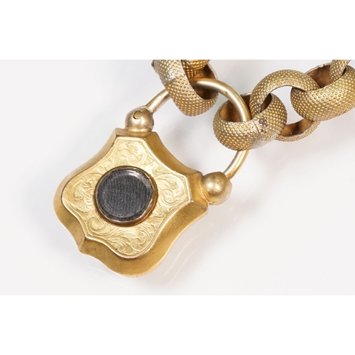 116 - Group of 19th Century and later jewellery and findings to include a Victorian mourning brooch with b... 