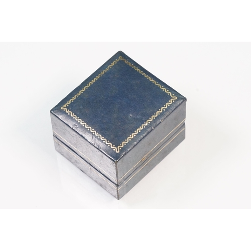 24 - 18ct gold, opal and diamond ring. The ring being set with three oval opal cabochons with six diamond... 