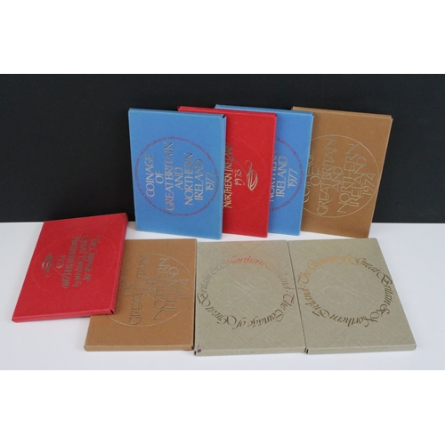 431 - A collection of Royal Mint Queen Elizabeth II brilliant uncirculated annual coin year sets to includ... 