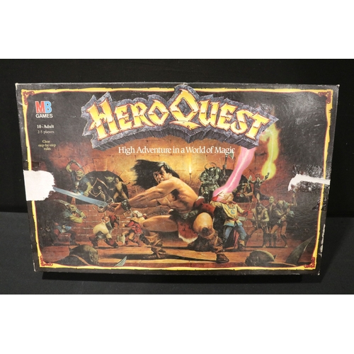 61 - Games Workshop / Fantasy Gaming - Seven boxed games to include MB Hero Quest, MB Space Crusade, Game... 