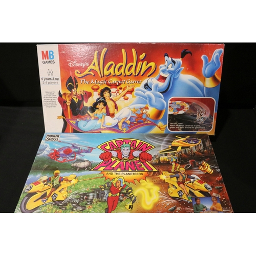 64 - 23 Boxed TV / Film / Sci Fi board games to include Parker Captain Planet, Parker Jurassic Park, Park... 