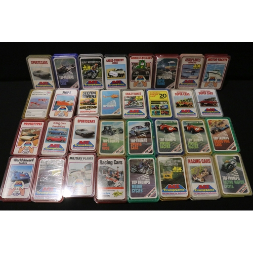 68 - Over 120 vintage Top Trumps, Ace Trump Games and similar card games to include Worls Class Cars, Cla... 
