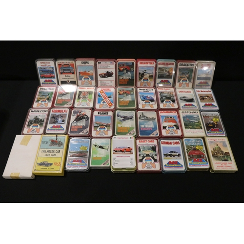 68 - Over 120 vintage Top Trumps, Ace Trump Games and similar card games to include Worls Class Cars, Cla... 