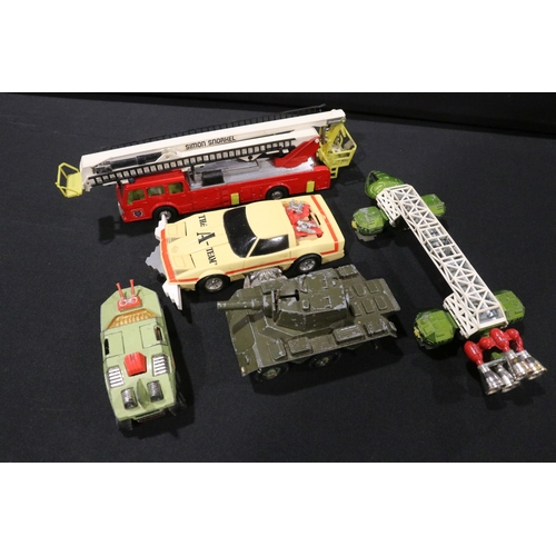 69 - 50 Mid 20th C play worn diecast models to include Corgi, Dinky, Matchbox etc featuring Corgi Bedford... 