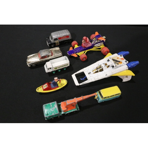 69 - 50 Mid 20th C play worn diecast models to include Corgi, Dinky, Matchbox etc featuring Corgi Bedford... 