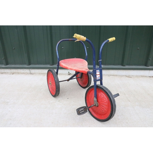 70 - Five ride on / walk along toys to include 2 x Triang Baby Walker, Raleigh Childs Trike, Triang Child... 