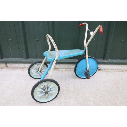 70 - Five ride on / walk along toys to include 2 x Triang Baby Walker, Raleigh Childs Trike, Triang Child... 