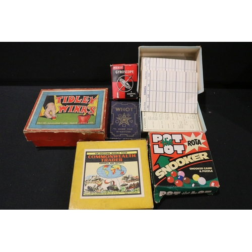 72 - Collection of boxed vintage toys and games to include 4 x View Masters, De La Rue Canasta, Merit Gyr... 