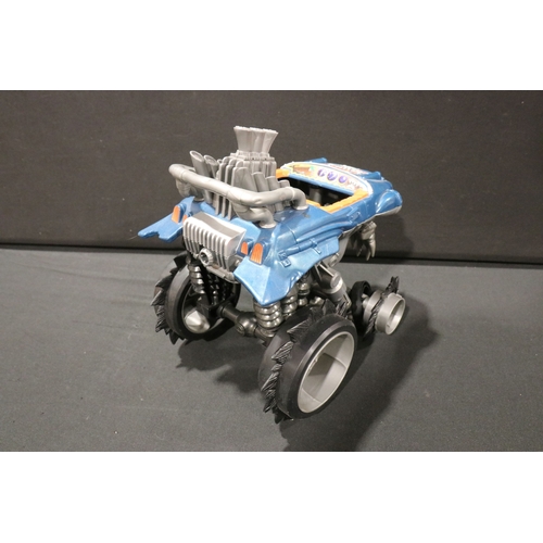 81 - Four 80/90s play worn play sets and accessories to include Kenner The Real Ghostbusters ECTO 1, Blue... 