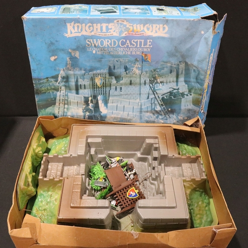 83 - Six boxed figure play sets to include 3 x Britains Knights of the Sword (Castle Set, Lion Castle & S... 