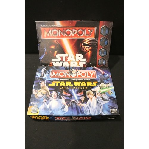 91 - Star Wars - 13 Boxed Star Wars board games to include sealed Monopoly Episode I Collectors Edition, ... 